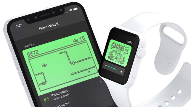 Image for article titled You Can Finally Play the Classic Nokia Snake Game on Your Apple Watch and iPhone