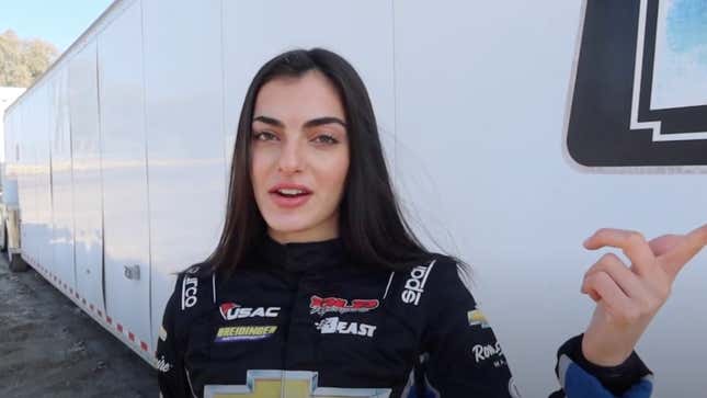 Image for article titled Toni Breidinger Becomes NASCAR&#39;s First Arab-American Female Driver