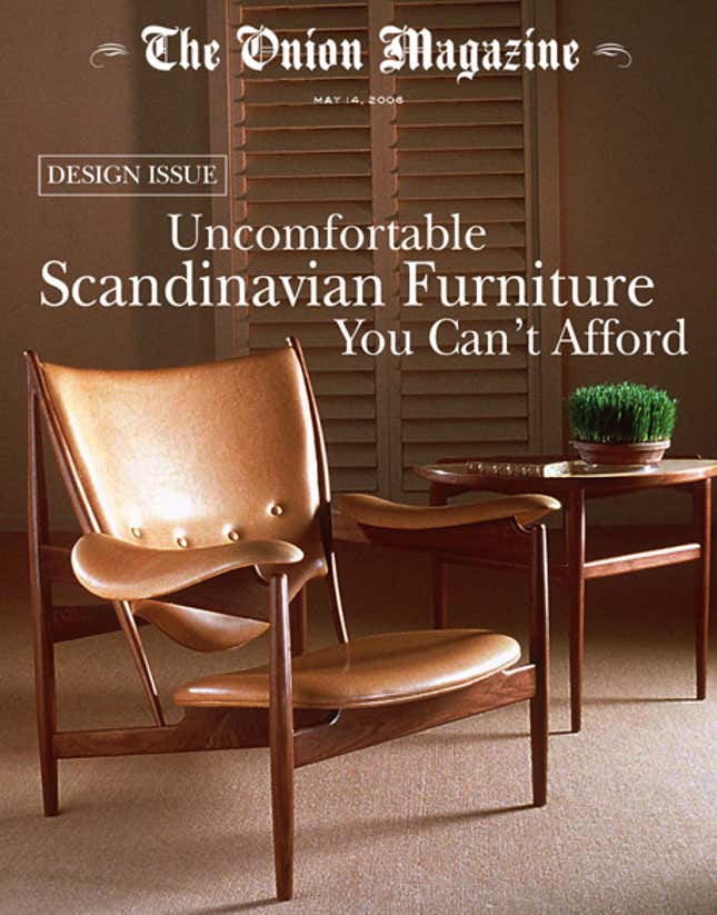 Image for article titled Uncomfortable Scandinavian Furniture You Can&#39;t Afford