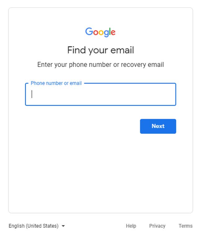 Can you recover an old Google account?