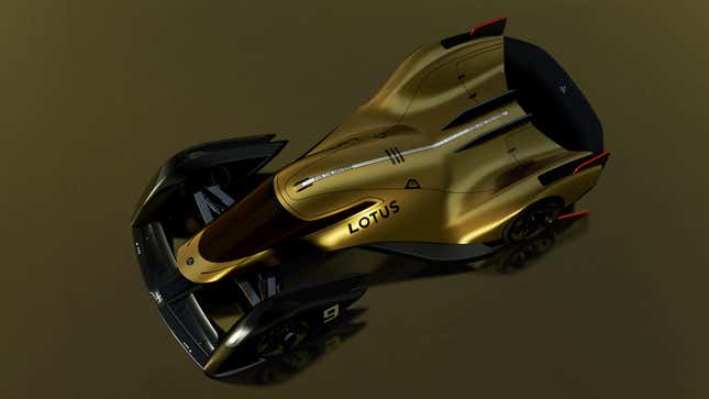 Image for article titled This Lotus Design Study Is A Jet Plane For The Ground