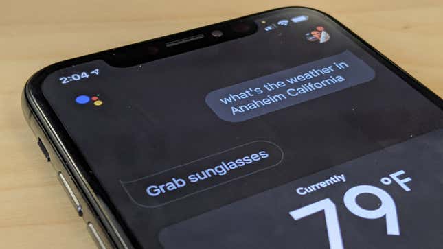Image for article titled Launch Google Assistant on Your iPhone as Quickly as Siri