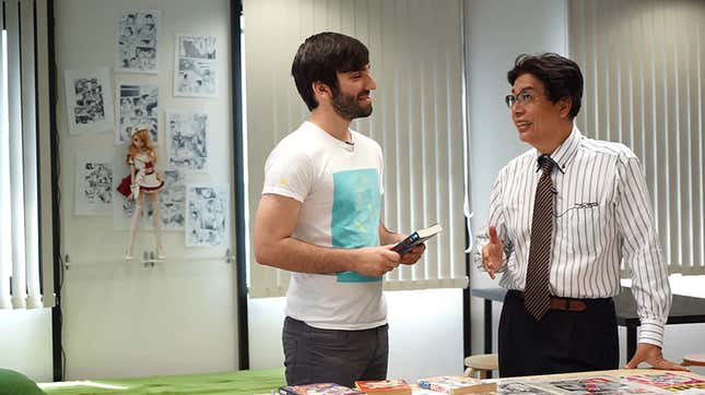 Jacob Grady helping to launch Toshio Maeda’s kickstarter
