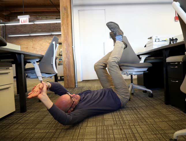 Image for article titled Man Loses Control Of Stretch
