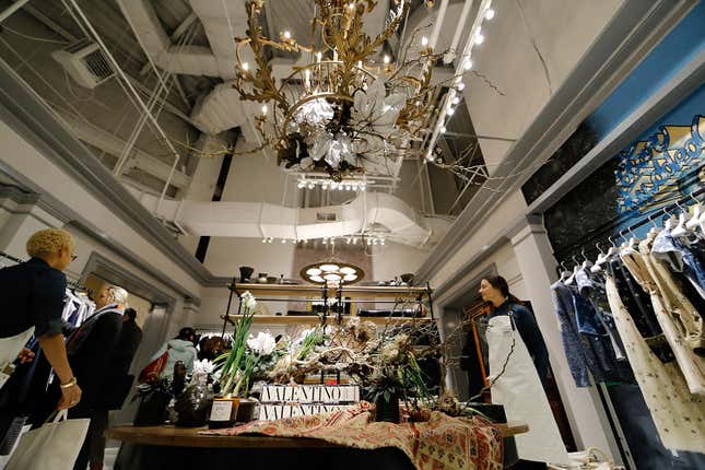 A scene from Goop’s 2015 holiday pop-up in New York City