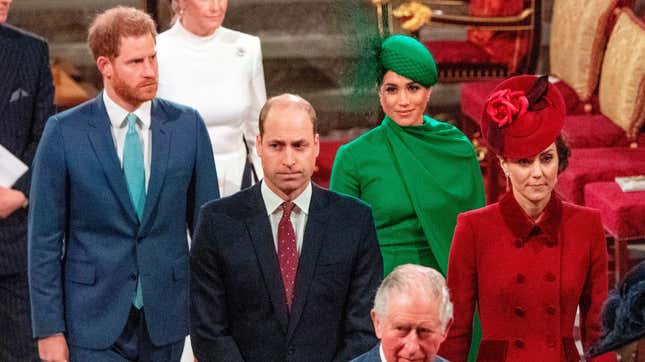 Image for article titled Harry and Meghan and William and Kate are Never, Ever Getting Back Together