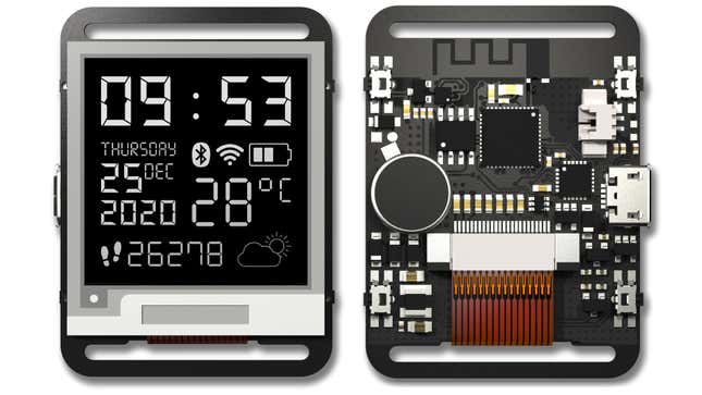 Image for article titled The Watchy Is an Open-Source Smartwatch for Those Who Miss the Pebble