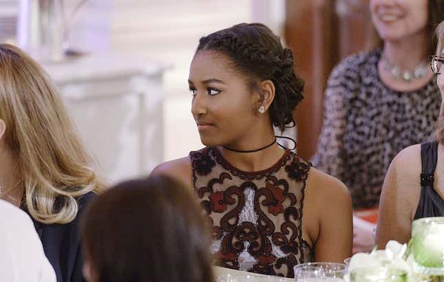 Image for article titled Sasha Obama Is Reportedly Taking Her Talents to the University of Michigan
