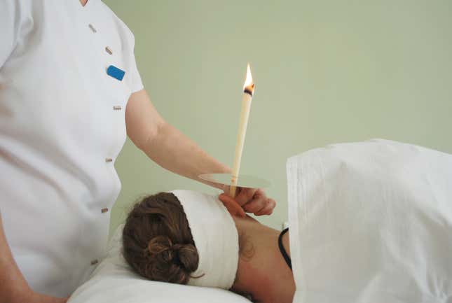 Image for article titled Is Ear Candling for Real?