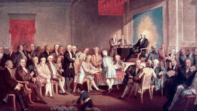 Image for article titled New Patriotic 1776 Commission Struggling To Find Ways To Improve Upon Education System’s Existing Propaganda