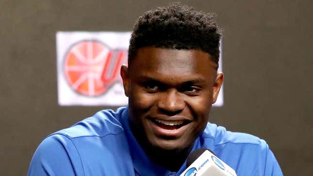 Image for article titled Zion Williamson Excited To Play For Team With Proven History Of Frittering Away Generational Talents