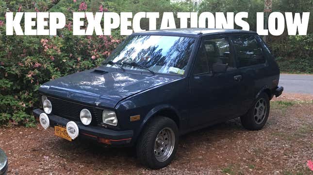 Image for article titled You Get No Sympathy When You Break Down in a Yugo