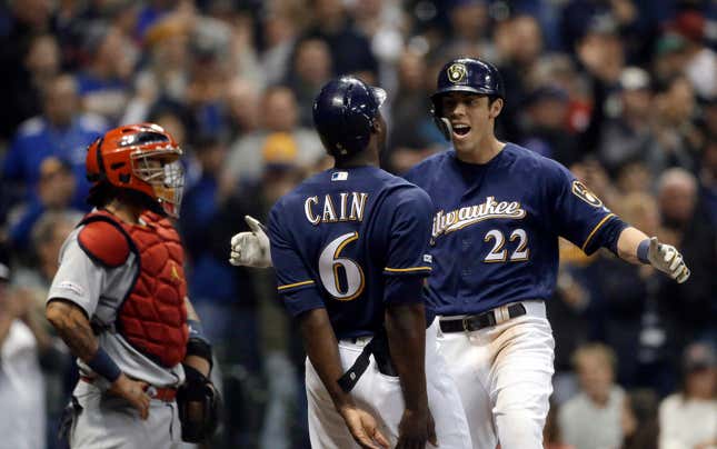 Image for article titled The Cardinals Were Dumb Enough To Pitch To Christian Yelich Again