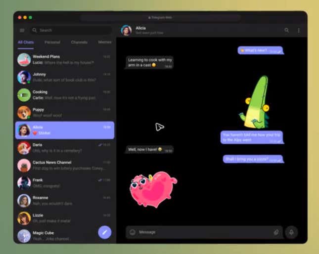 Imagen para el artículo titulado Estas son las mejores funciones que llegan en la nueva actualización de Telegram