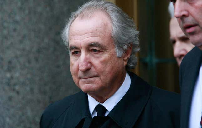 Bernie Madoff, whose Ponzi scheme cost investors billions, died in prison.