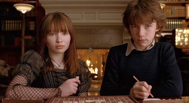 Violet (Emily Browning) and Klaus (Liam Aiken) Baudelaire in 2004&#39;s Lemony Snicket’s A Series of Unfortunate Events.