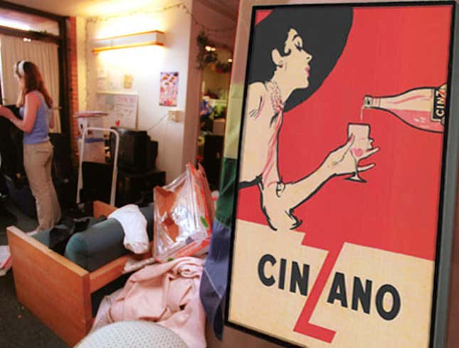 Image for article titled Cinzano Poster Brings Touch Of Class To Shithole