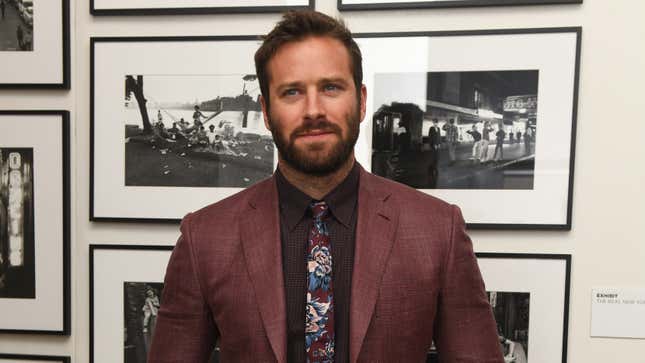 Image for article titled Armie Hammer Denies 'Vicious and Spurious' Sexts, Drops Out of Jennifer Lopez Movie