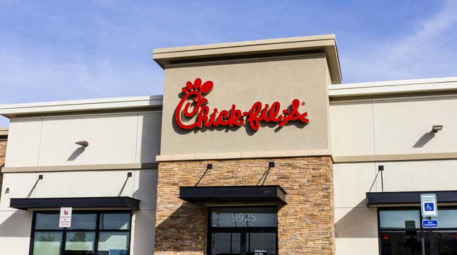 Image for article titled Y’all still really like eating at Chick-Fil-A, dontcha?