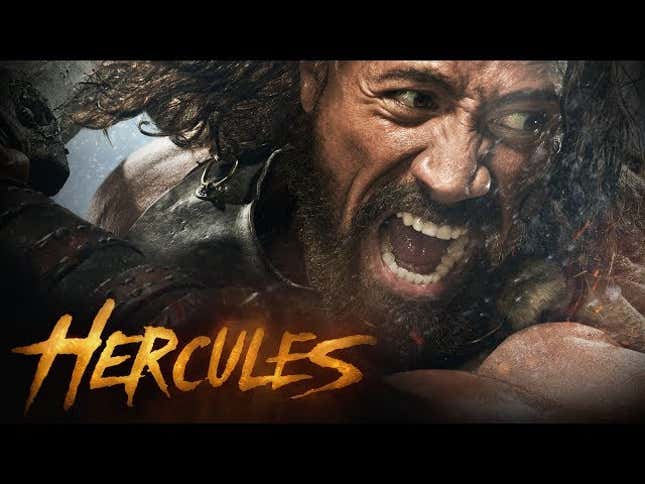 Dwayne Johnson kills all the animals in the trailer for <i>Hercules</i>