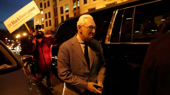 Roger Stone Found Guilty of Lying to Congress, Witness Tampering; Not Guilty of Top Hat-Related Crimes