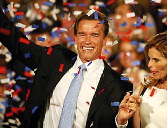 Image for article titled Schwarzenegger Elected First Horseman Of The Apocalypse