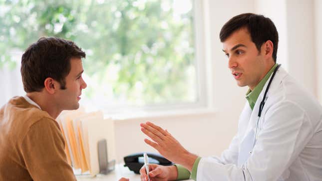 Image for article titled Doctor Informs Patient Weird Lump On Neck Nothing He Can Afford To Worry About