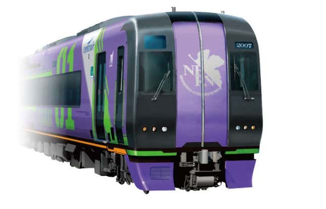 Image for article titled Japan Has A New Evangelion-Themed Train