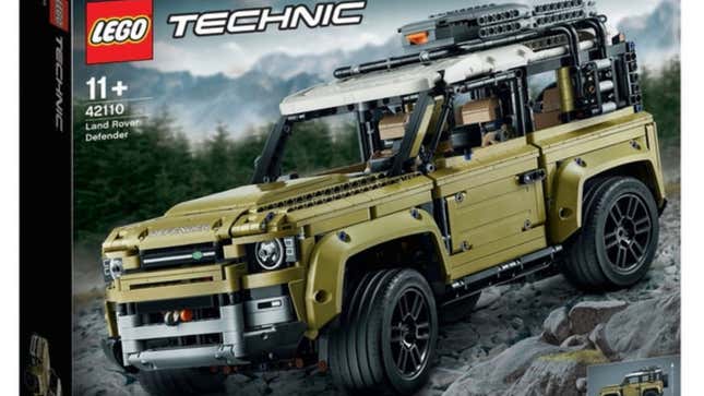 Image for article titled Sure Looks Like Lego Leaked a 2020 Land Rover Defender Two-Door