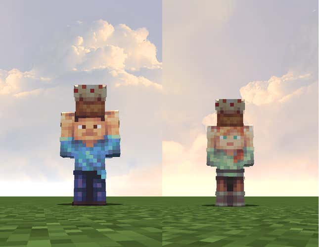 Image for article titled Minecraft Players Are Celebrating 10 Years With Cakes, Artwork And More