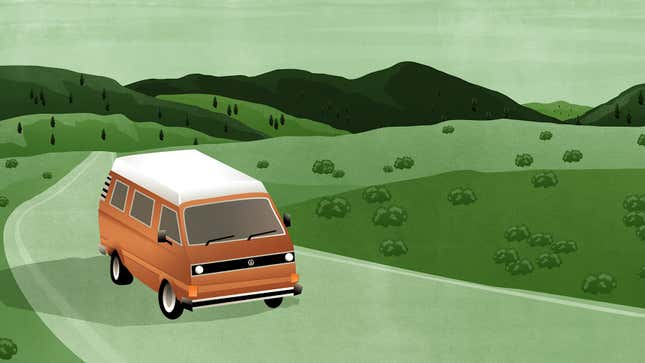 Image for article titled How to Drive Around for a Week in a 1981 VW Camper Van With Two Small Children