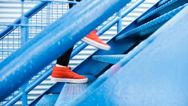 Image for article titled This Month&#39;s Fitness Challenge Theme Is: Stairs