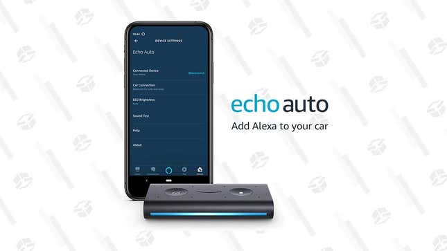 Echo Auto | $20 | Amazon
Echo Auto + 6 Free Months of Amazon Music Unlimited | $20 | Amazon