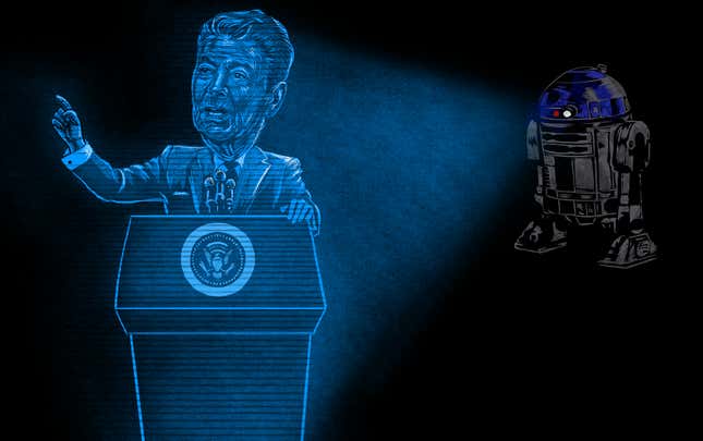 Image for article titled How Star Wars Helped Create President Reagan