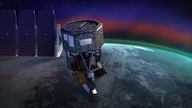 An artist’s concept of the ICON satellite.