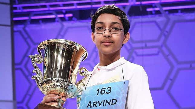 Image for article titled Spelling Bee Champion Returns To School A Hero, He Imagines