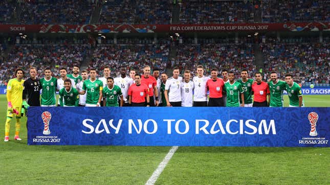 Image for article titled FIFA Puts A New, Useless Coat Of Paint On Its Anti-Racism Rules