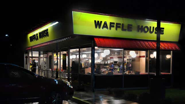 The Waffle House, Edward Hopper style