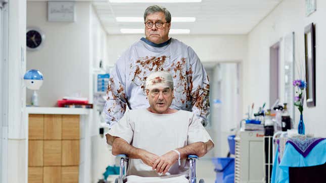 Image for article titled Barr Releases Catatonic Mueller After Removing All Sensitive Material From Special Counsel’s Brain