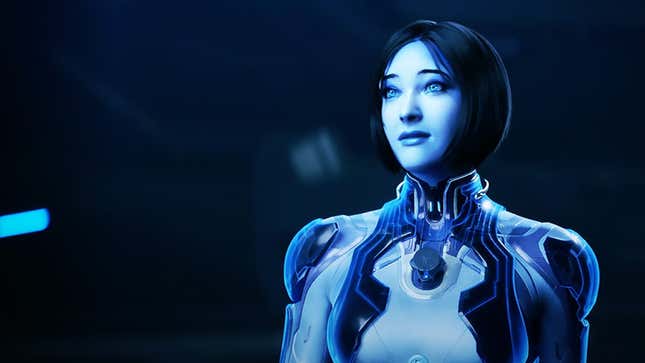 Cortana, as she appears in Halo 5: Guardians.
