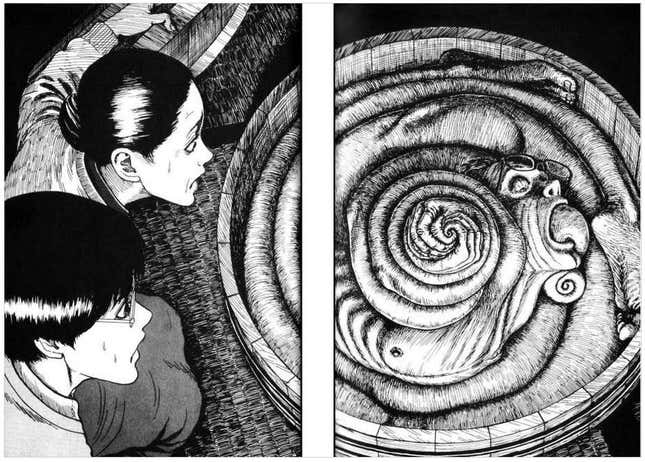 Imagen para el artículo titulado Cuando pasar de página te da auténtico terror: así son los mangas de Junji Ito
