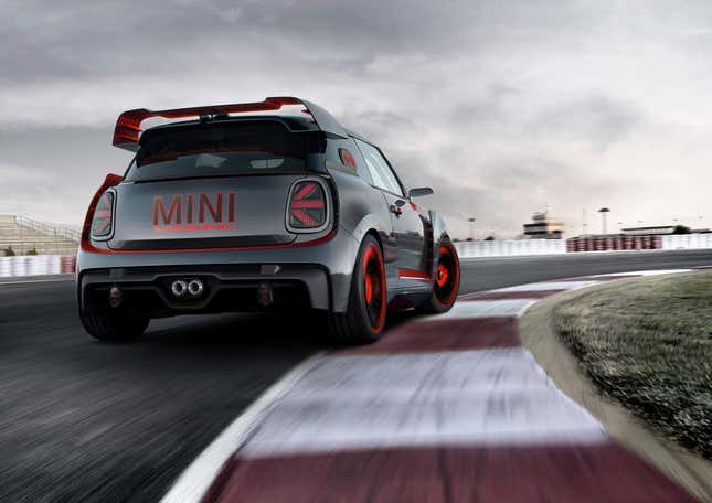 Image for article titled The 2020 Mini John Cooper Works GP Will Keep Some of the Wild Concept Looks