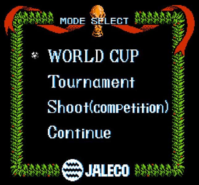 Image for article titled Quarantine Video Game Club: Ducking FIFA Licensing Fees With 1989's 'Goal!'
