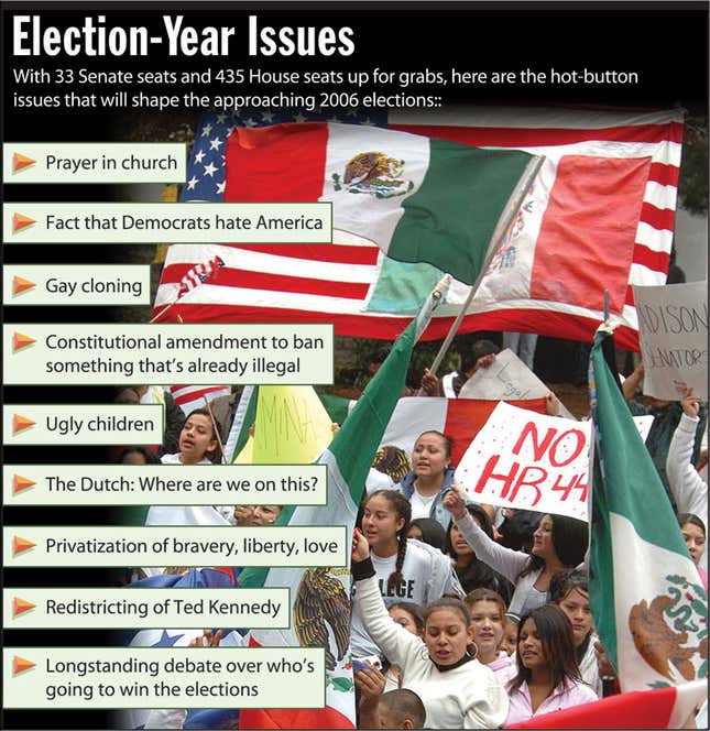 Image for article titled Election-Year Issues
