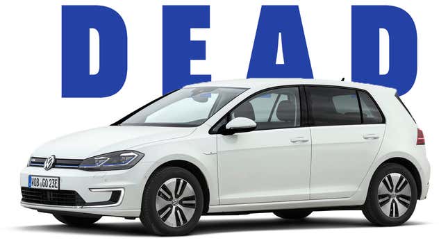 Image for article titled Dead: 2020 VW e-Golf
