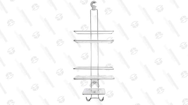 Similar in structure and features to the simplehuman, but usually available at a lower price, the OXO Good Grips 3 Tier Shower Caddy has a unique pinwheel of four suction cups, so even if one of them rests over a gap in your tiles, you should be able to get a solid grip with at least three of them.