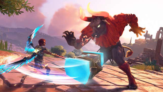 Imagine hearing “I got ants in my pants and I need to dance” as you beat down a minotaur. Try not to laugh.