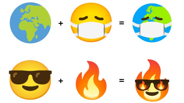 Imagen para el artículo titulado Ahora puedes combinar emojis para crear más de 14.000 iconos nuevos