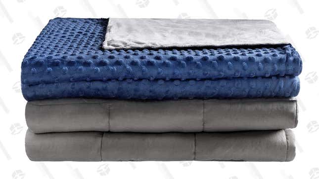 Anjee 20 lb Weighted Blankets Removable Minky Dot Cover | $35-60 | Amazon | Clip the on-page coupon and use the promo code BLHCU4LX