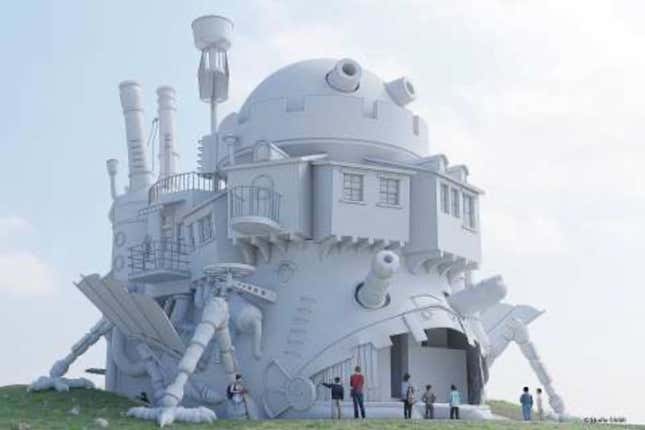 Imagen para el artículo titulado Studio Ghibli está construyendo una réplica tamaño real de El castillo ambulante